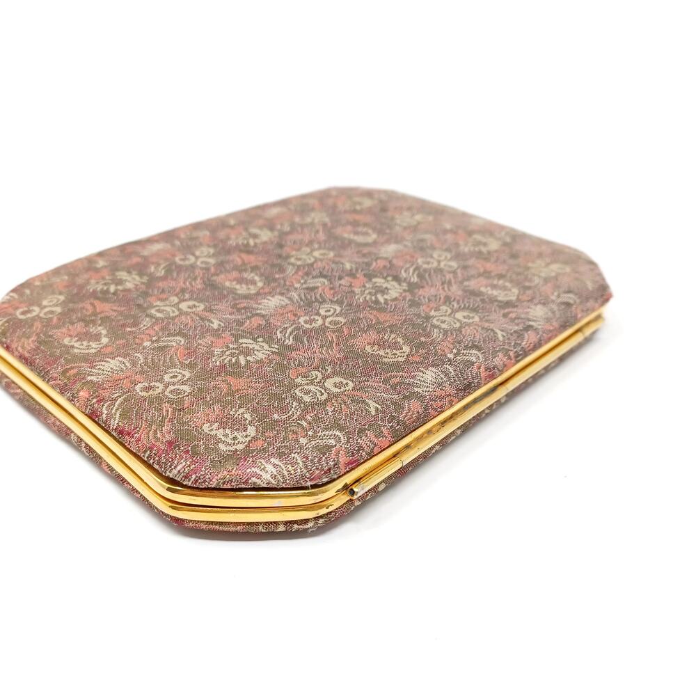 Vintage I.magnin & Co Made In France Women 1960s Wallet With Mirror - Picture 2 of 11